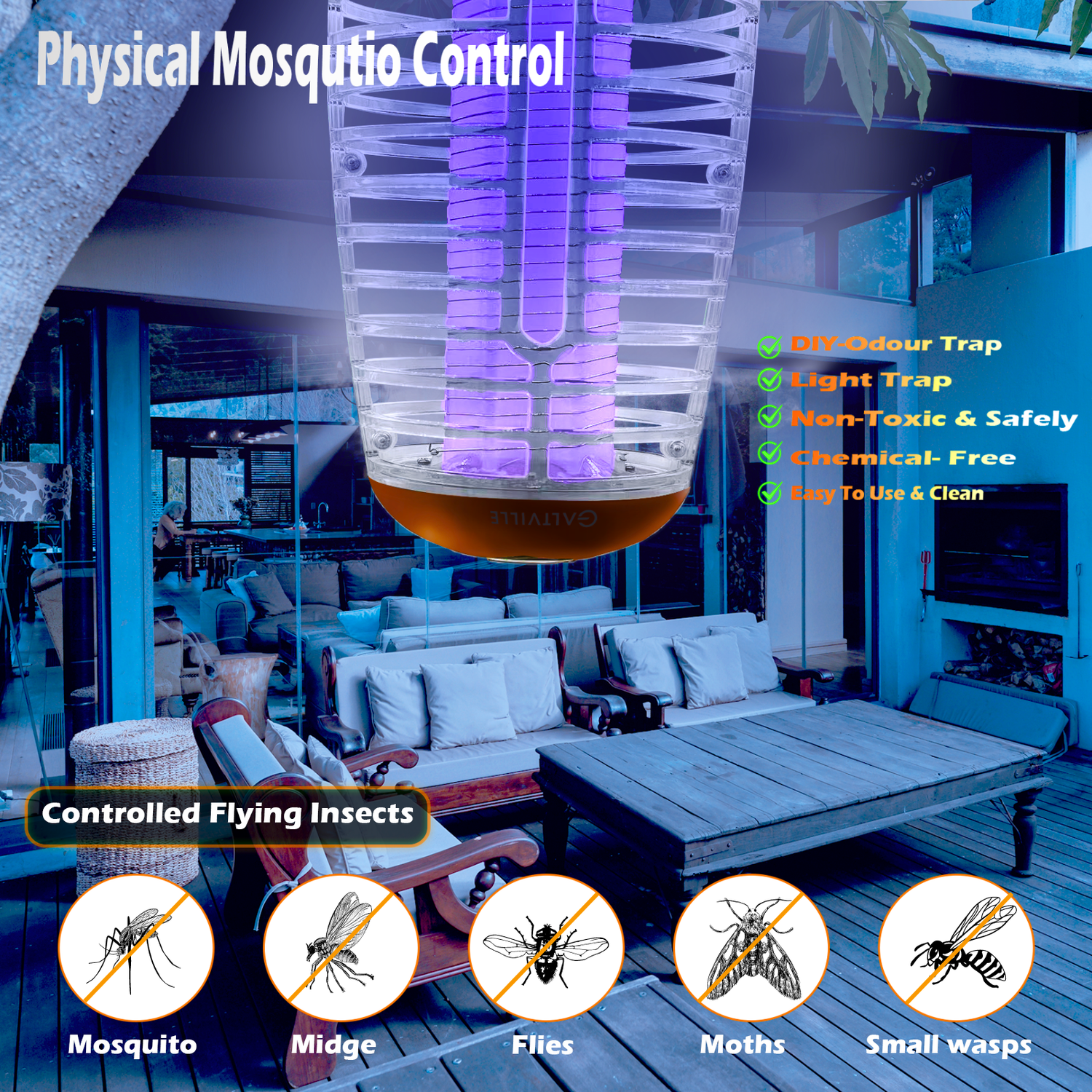 FireFyer DIY (Odor) Bug Zapper